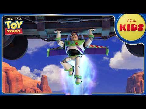 Great Buzz Infinity and Beyond Moments 💫 🚀 | Pixar's Toy Story | @disneykids