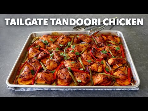 Thumbnail for Tailgate Tandoori Chicken | Spicy Sheet Pan Chicken | Food Wishes