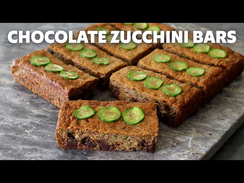 Chocolate Zucchini Bars | Food Wishes