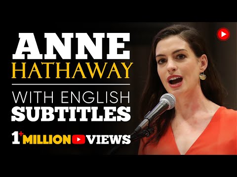 صورة مصغرة لـ ENGLISH SPEECH | ANNE HATHAWAY: Paid Family Leave (English Subtitles)
