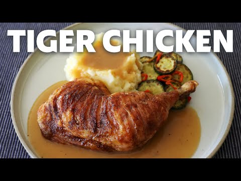 Thumbnail for Tiger Chicken and 5-Minute Chicken Gravy Pan Sauce | Food Wishes